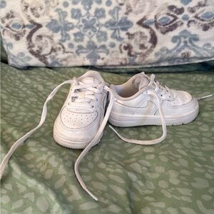 Toddler White AF1s 6c